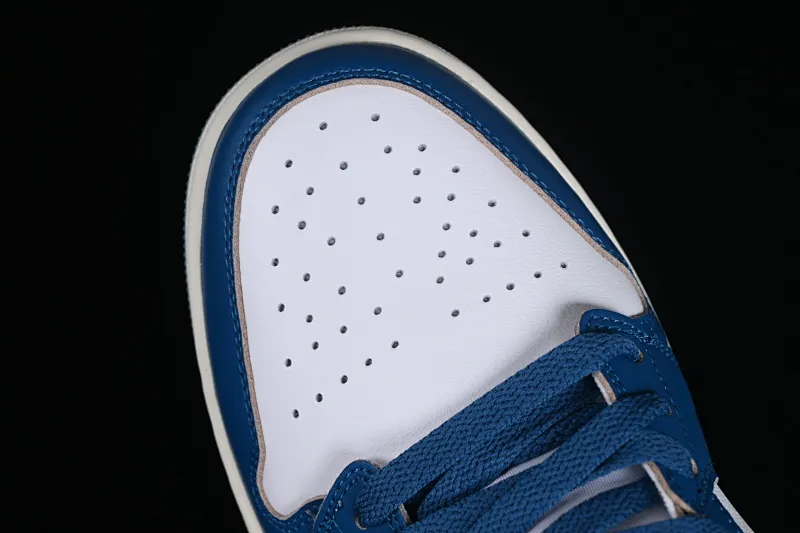 All categories Air Jordan Jordan series basketball shoes Air Jordan 1 Low Air Jordan 1 Low AJ1 Joe 1 retro white and blue low-top cultural and leisure sports sneakers FN5214-141